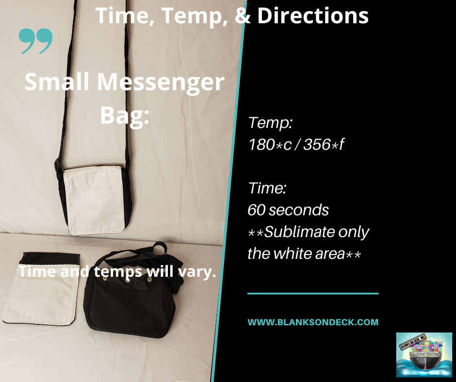 Large Messenger Bag Sublimation Blank – Blanks On Deck, Inc.