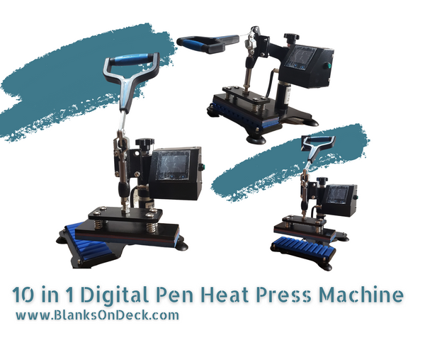 Digital Pen Heat Press Machine 10 in 1